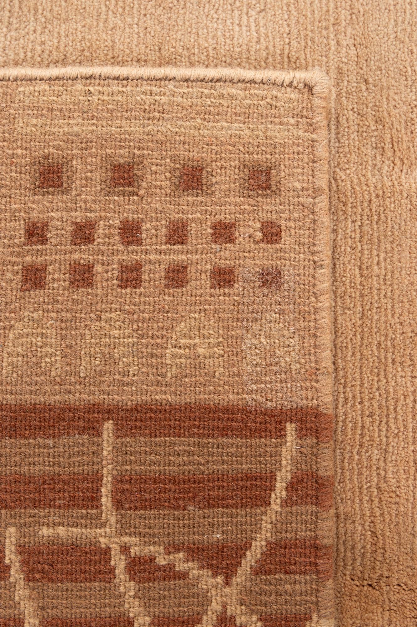 6' 8 x 8' 3 Hand Knotted Tibet Wool Rug