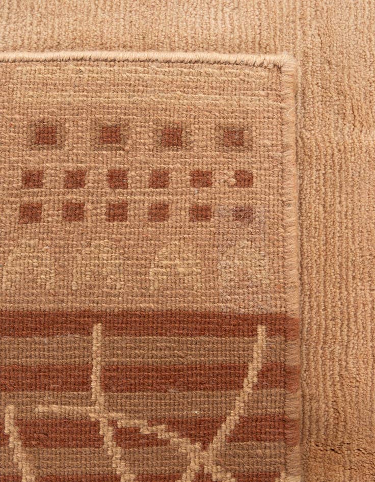 Detail image of 6' 8 x 8' 3  Hand Knotted Tibet Wool Rug