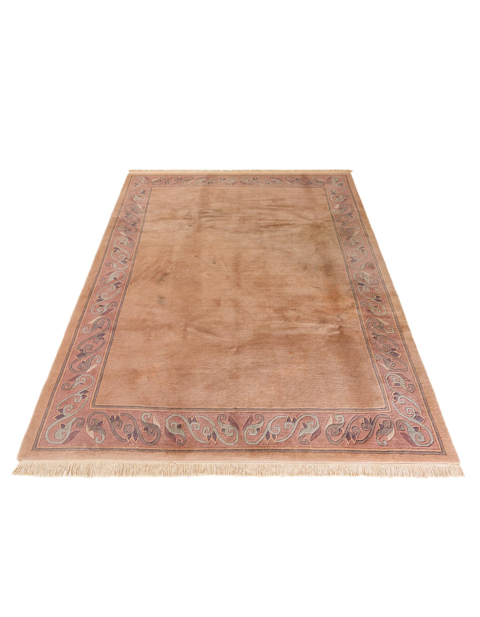 6' 7 x 10' Hand Knotted Tibet Wool Rug