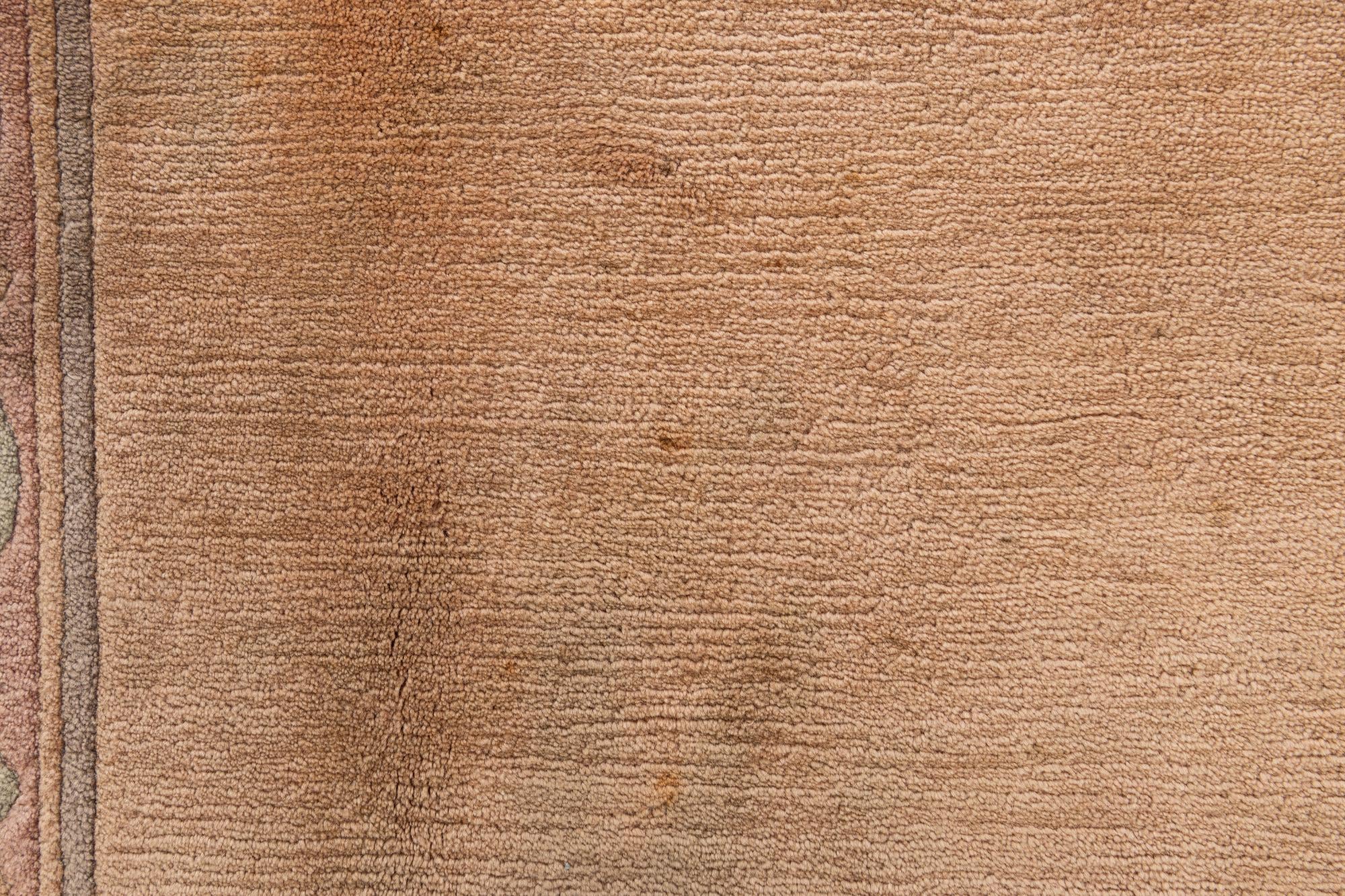 6' 7 x 10' Hand Knotted Tibet Wool Rug