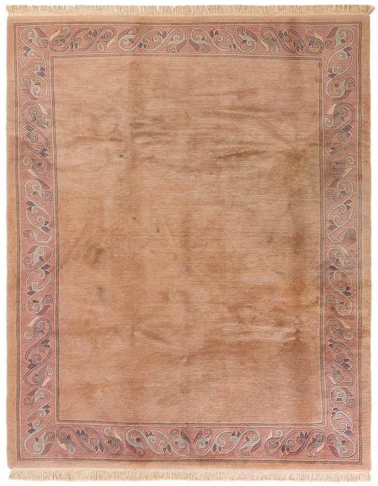 Detail image of 6' 7 x 10' Hand Knotted Tibet Wool Rug