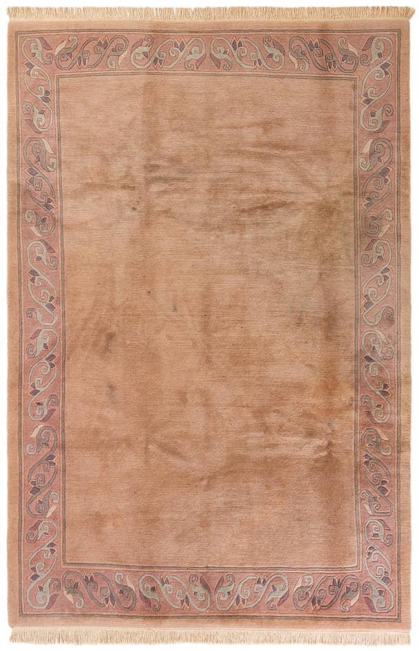 Detail image of 6' 7 x 10' Hand Knotted Tibet Wool Rug