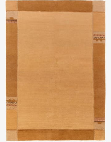 4' 7 x 6' 7 Hand Knotted Tibet Wool Rug