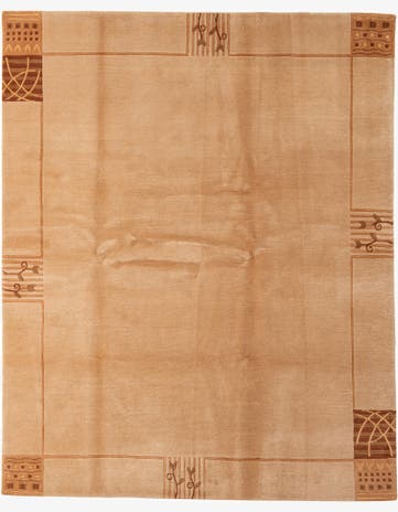 6' 8 x 8' 3 Hand Knotted Tibet Wool Rug