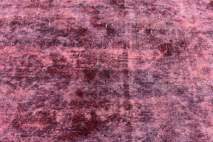 Detail image of 8' 7 x 10' 3 Hand Knotted Ultra Vintage Persian Wool Rug