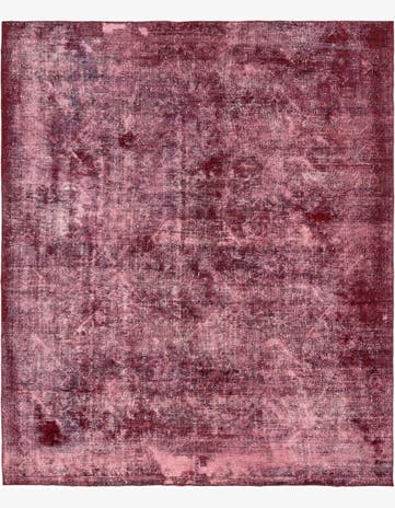 8' 7 x 10' 3 Hand Knotted Ultra Vintage Persian Wool Rug
