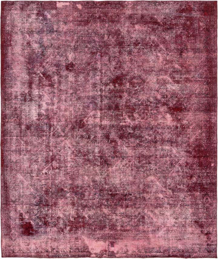 8' 7 x 10' 3 Hand Knotted Ultra Vintage Persian Wool Rug