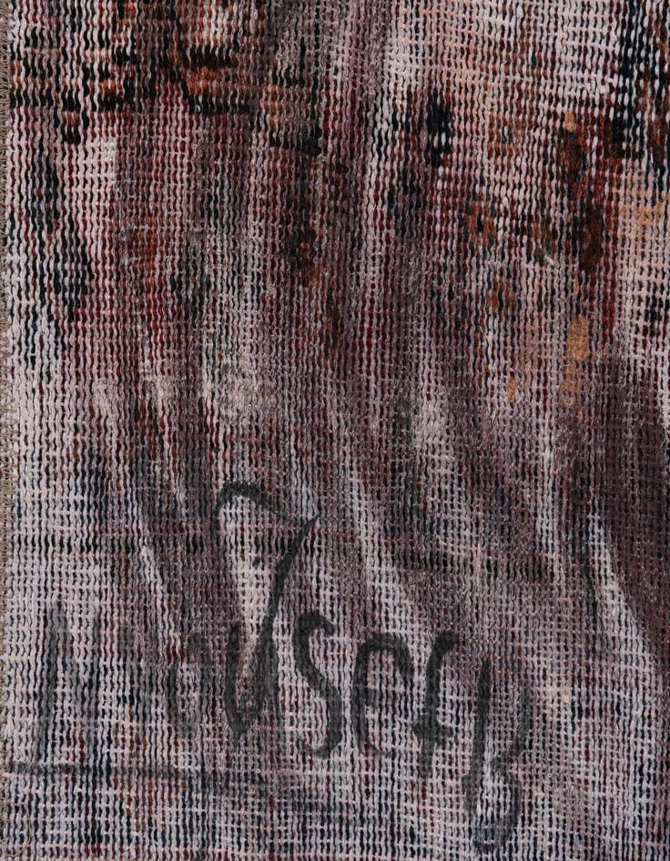 Detail image of 3' 2 x 4'  Hand Knotted Ultra Vintage Persian Wool Rug