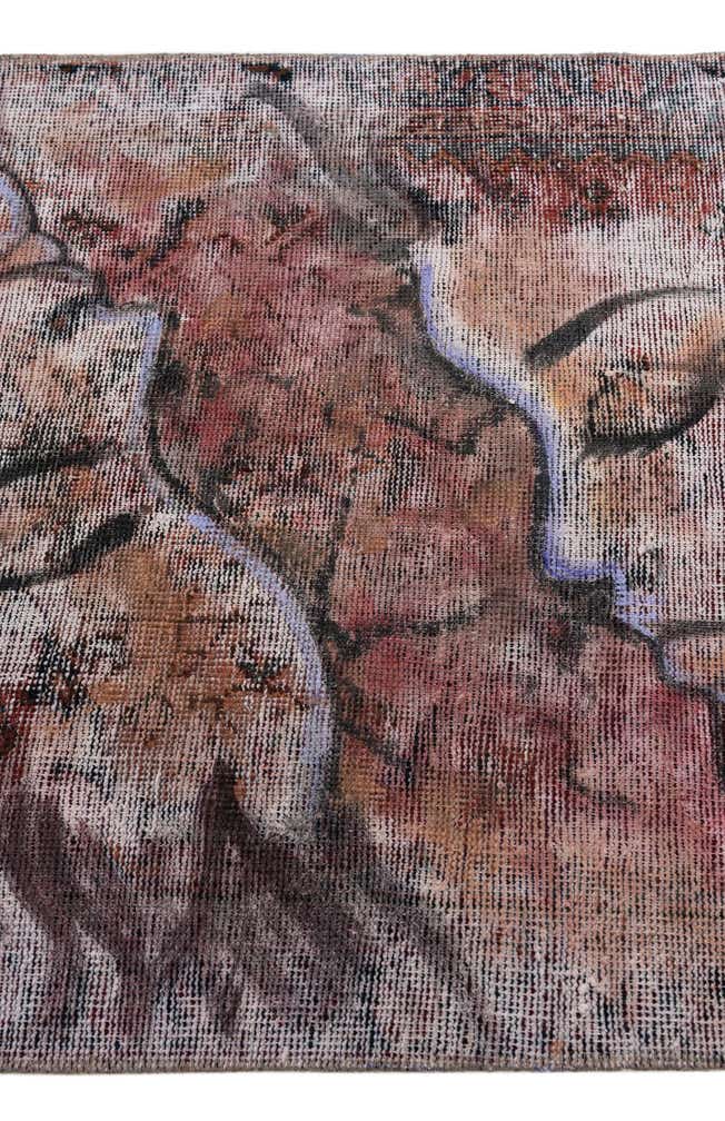 3' 2 x 4' Hand Knotted Ultra Vintage Persian Wool Rug