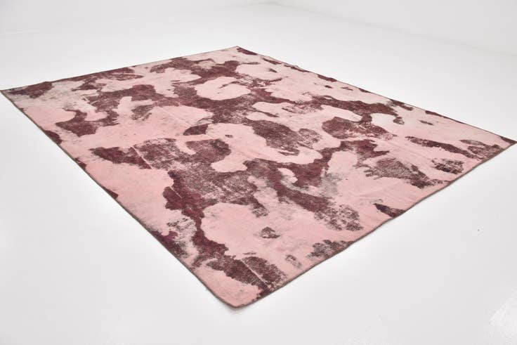 Detail image of 8' 10 x 11' 2 Hand Knotted Ultra Vintage Persian Wool Rug