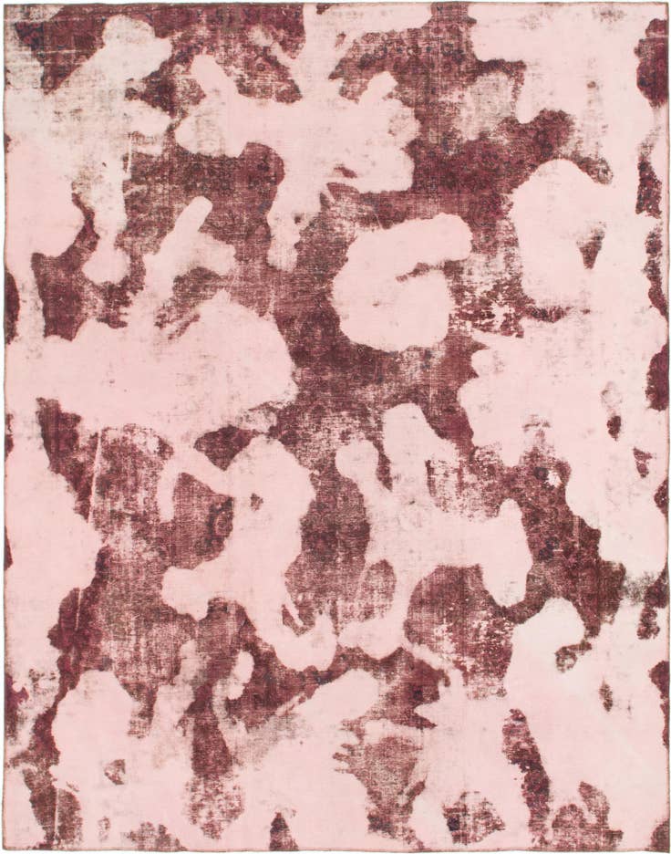 Detail image of 8' 10 x 11' 2 Hand Knotted Ultra Vintage Persian Wool Rug