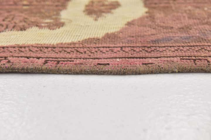 5' 9 x 9' Hand Knotted Ultra Vintage Persian Wool Rug
