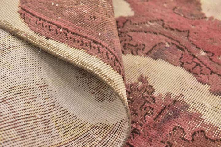 5' 9 x 9' Hand Knotted Ultra Vintage Persian Wool Rug