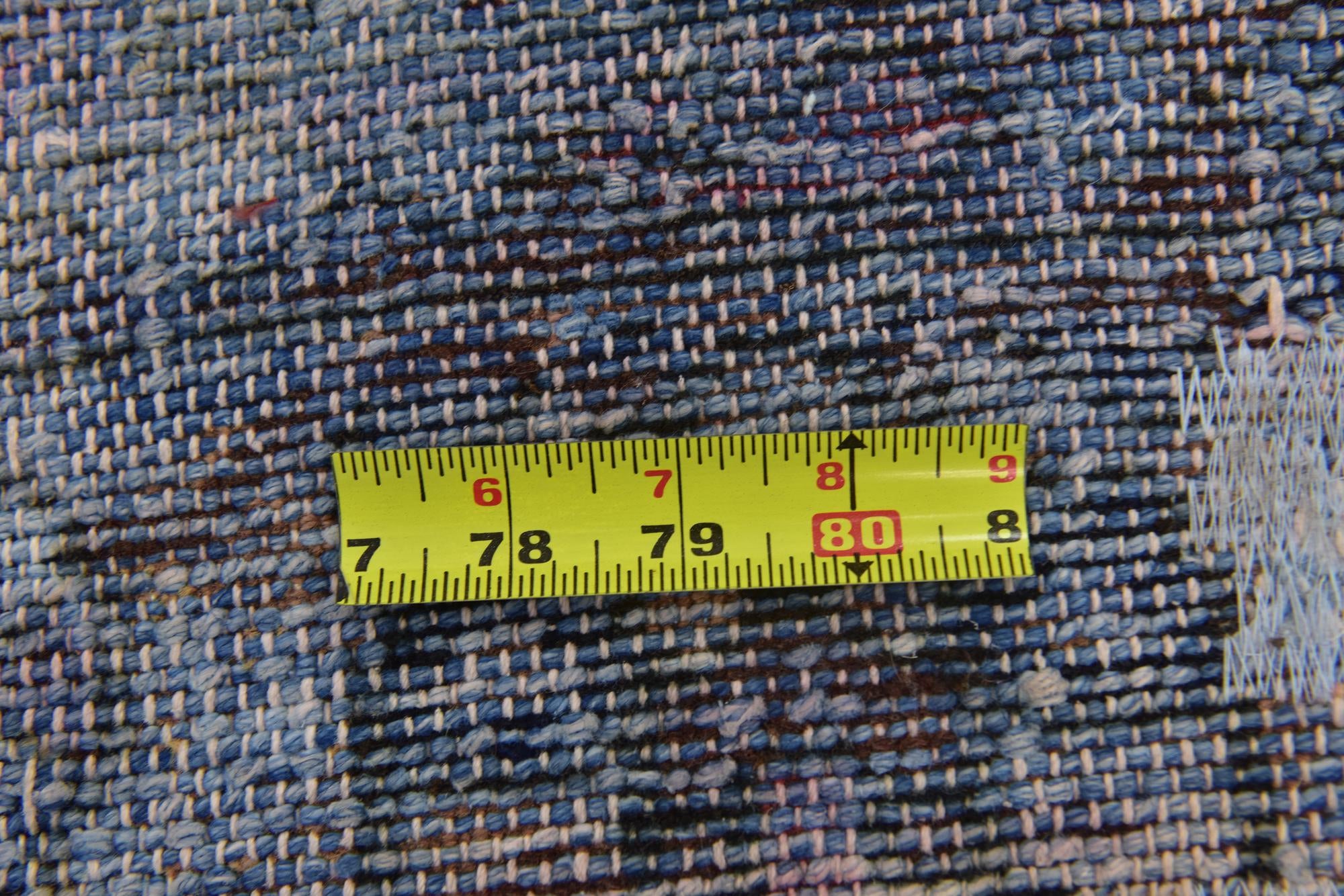 6' 7 x 8' 7 Hand Knotted Ultra Vintage Persian Wool Rug