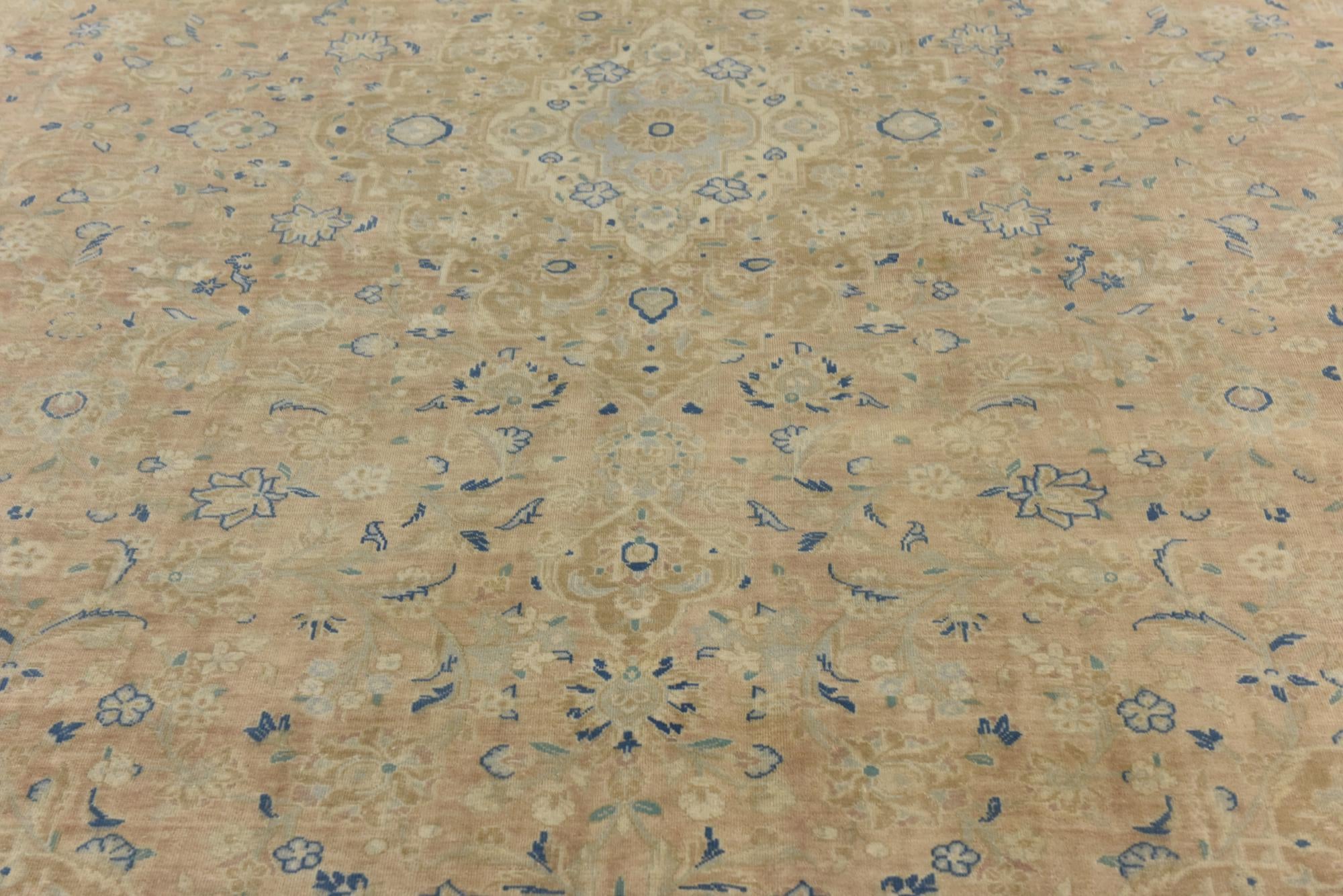 9' 8 x 13' 2 Hand Knotted Ultra Vintage Persian Wool Rug