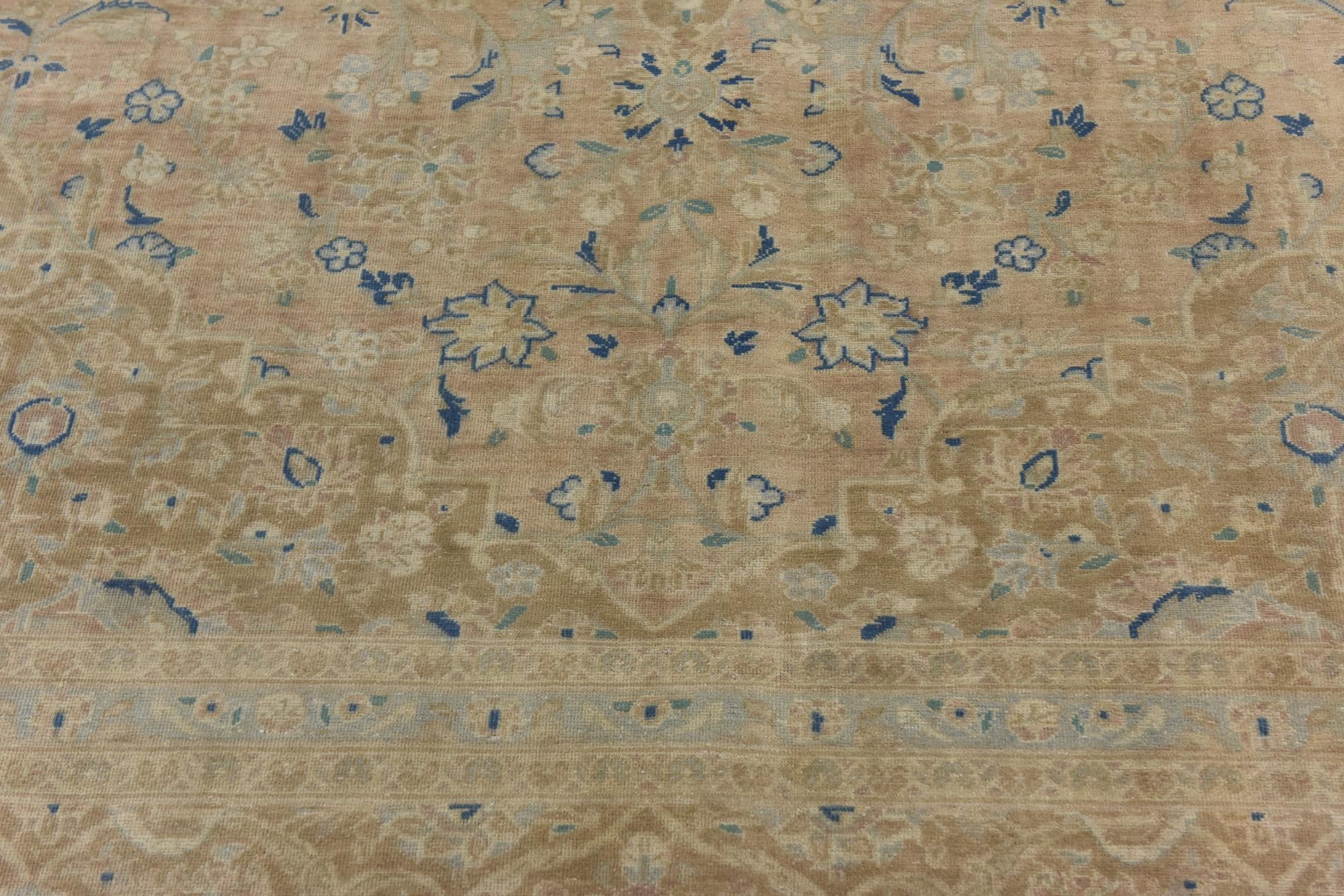 9' 8 x 13' 2 Hand Knotted Ultra Vintage Persian Wool Rug