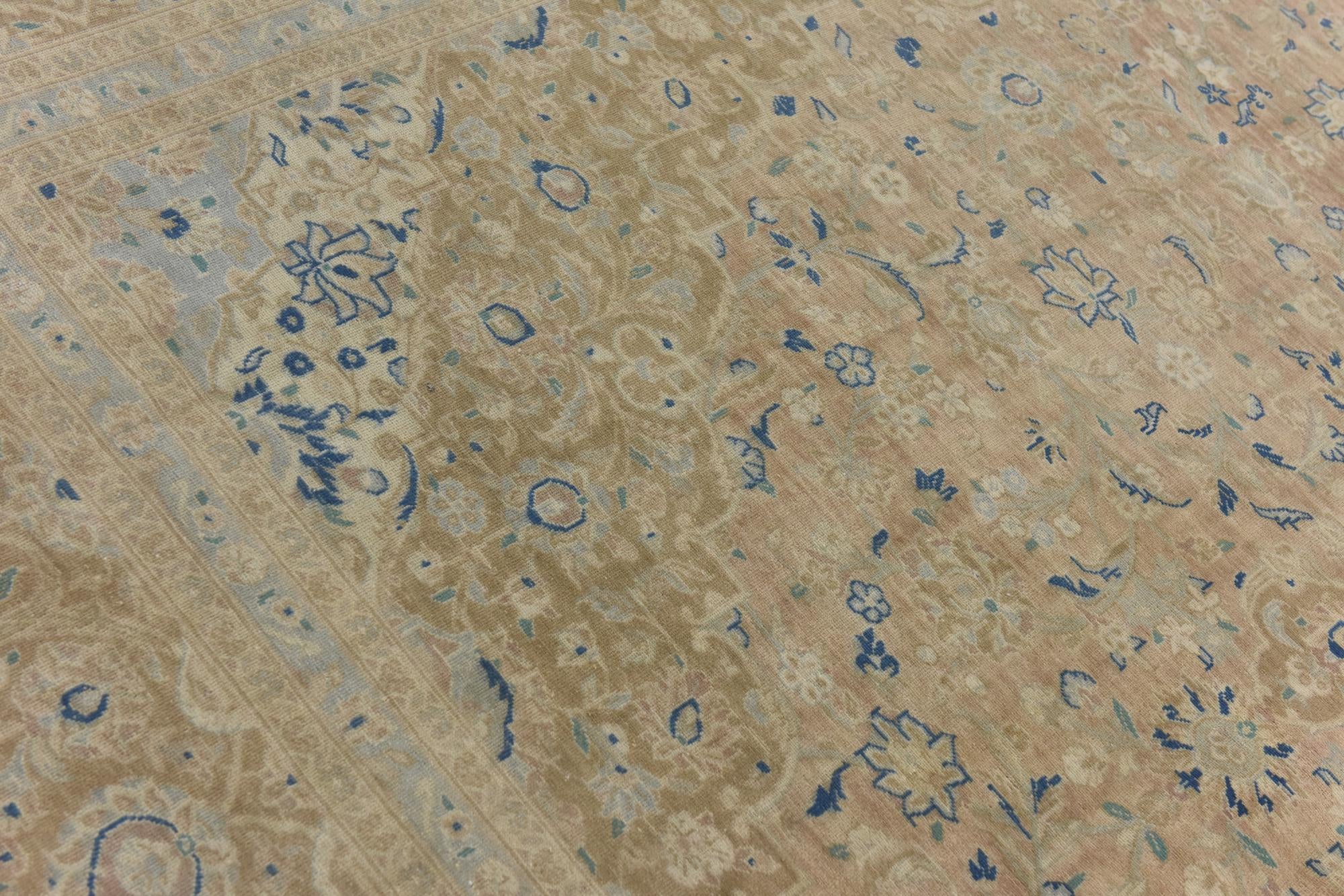 9' 8 x 13' 2 Hand Knotted Ultra Vintage Persian Wool Rug