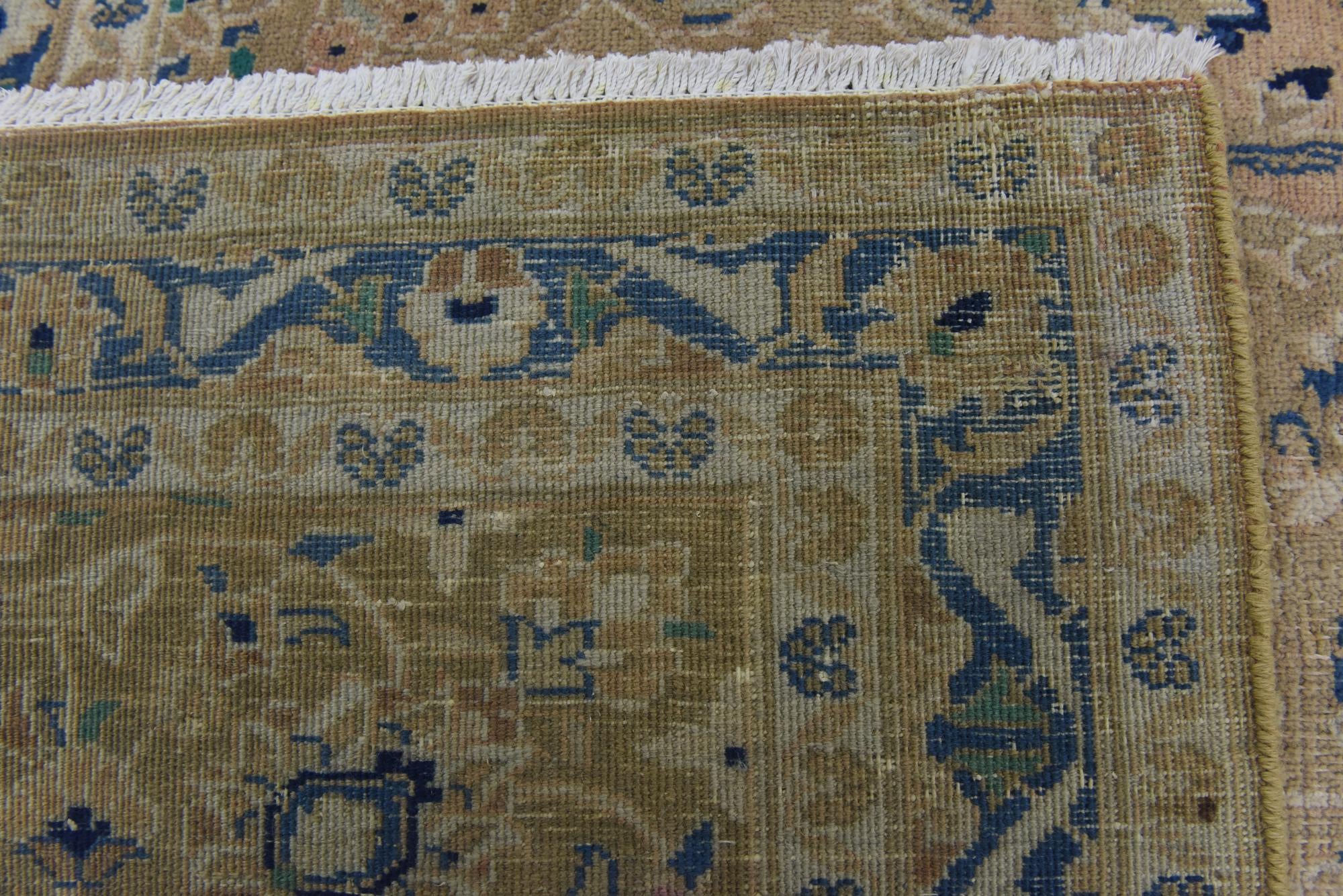 9' 7 x 13' Hand Knotted Ultra Vintage Persian Wool Rug