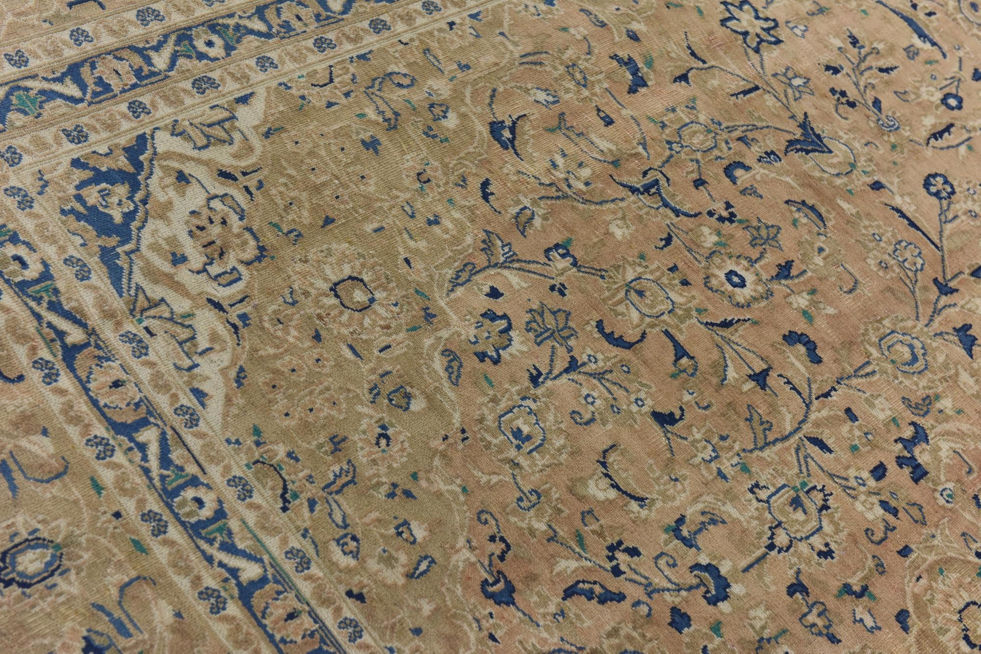 9' 7 x 13' Hand Knotted Ultra Vintage Persian Wool Rug