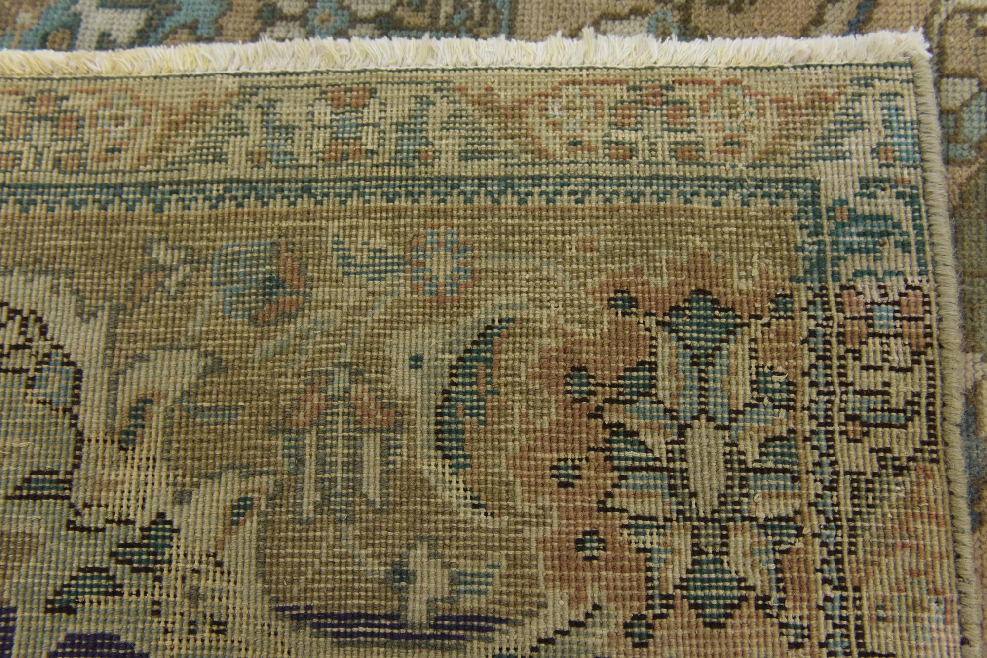 7' 3 x 11' 3 Hand Knotted Ultra Vintage Persian Wool Rug