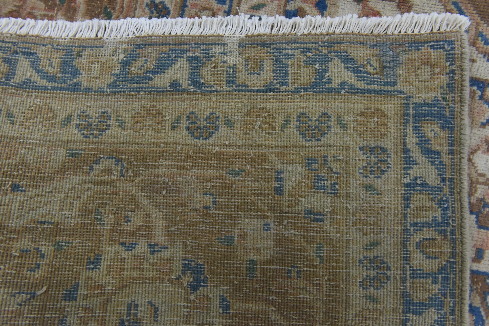 9' 6 x 12' 7 Hand Knotted Ultra Vintage Persian Wool Rug
