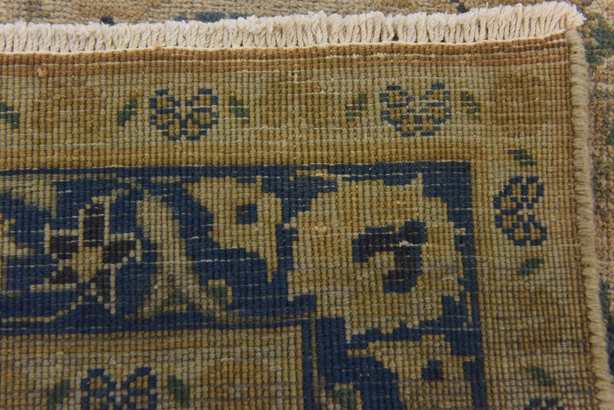 9' 5 x 12' 6 Hand Knotted Ultra Vintage Persian Wool Rug