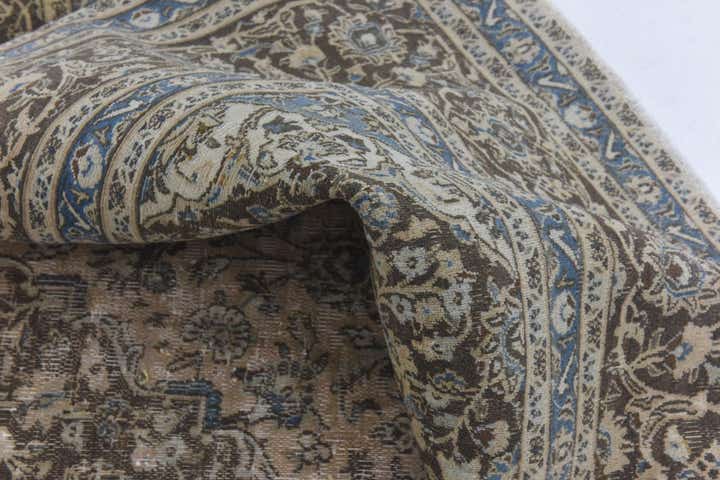 9' 3 x 12' 1 Hand Knotted Ultra Vintage Persian Wool Rug