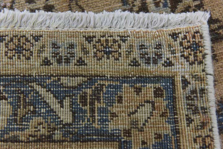 9' 3 x 12' 1 Hand Knotted Ultra Vintage Persian Wool Rug