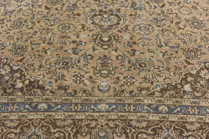 9' 3 x 12' 1 Hand Knotted Ultra Vintage Persian Wool Rug