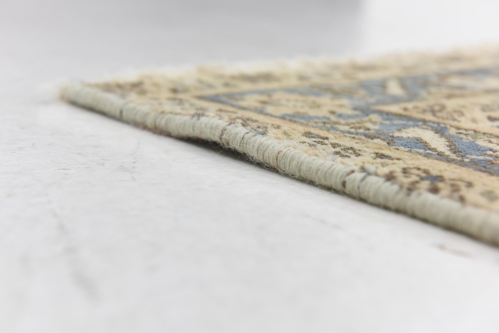 9' 3 x 12' 1 Hand Knotted Ultra Vintage Persian Wool Rug