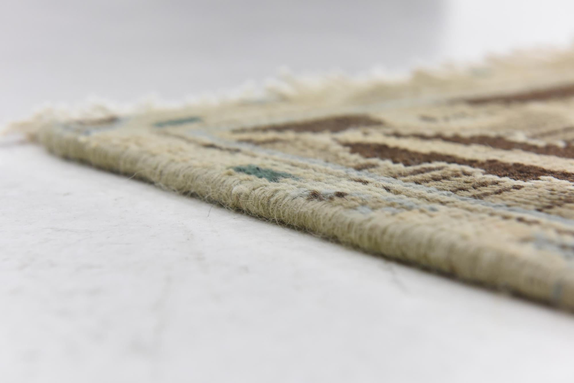 9' x 11' 9 Hand Knotted Ultra Vintage Persian Wool Rug