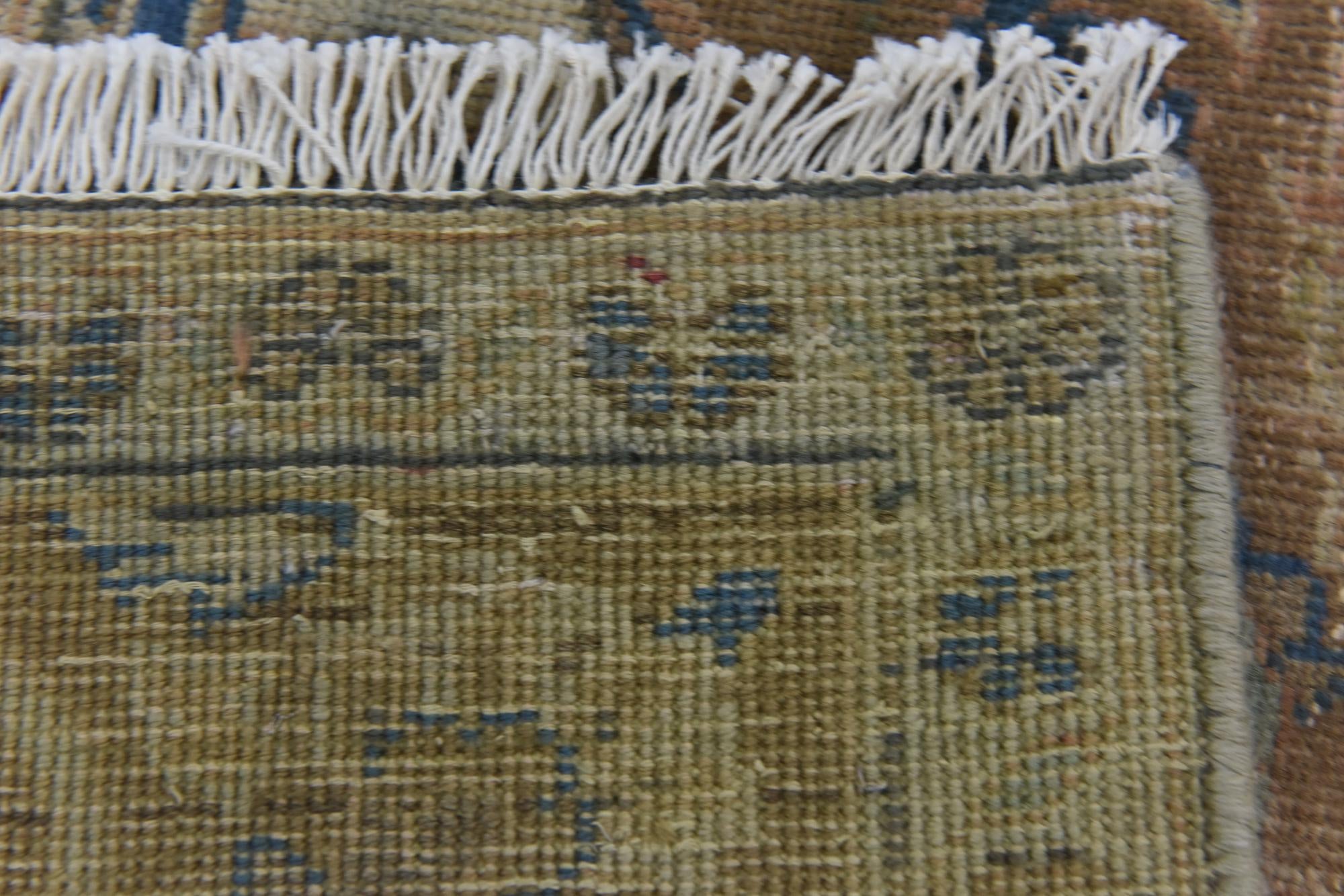 8' 8 x 12' Hand Knotted Ultra Vintage Persian Wool Rug