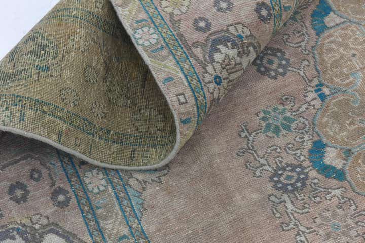 9' 6 x 12' Hand Knotted Ultra Vintage Persian Wool Rug