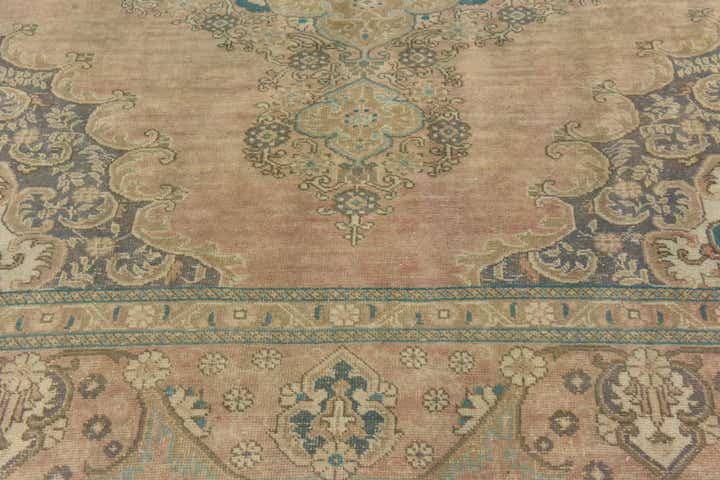 9' 6 x 12' Hand Knotted Ultra Vintage Persian Wool Rug