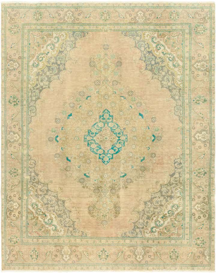 9' 6 x 12' Hand Knotted Ultra Vintage Persian Wool Rug
