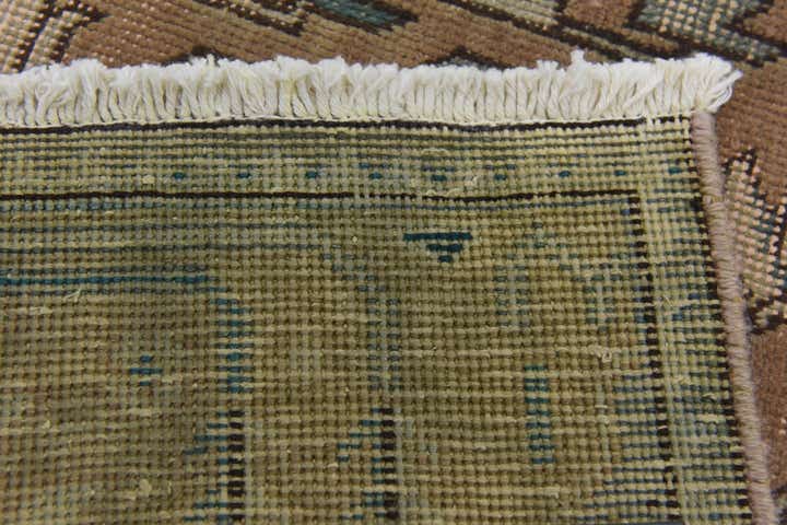 9' x 12' 5 Hand Knotted Ultra Vintage Persian Wool Rug