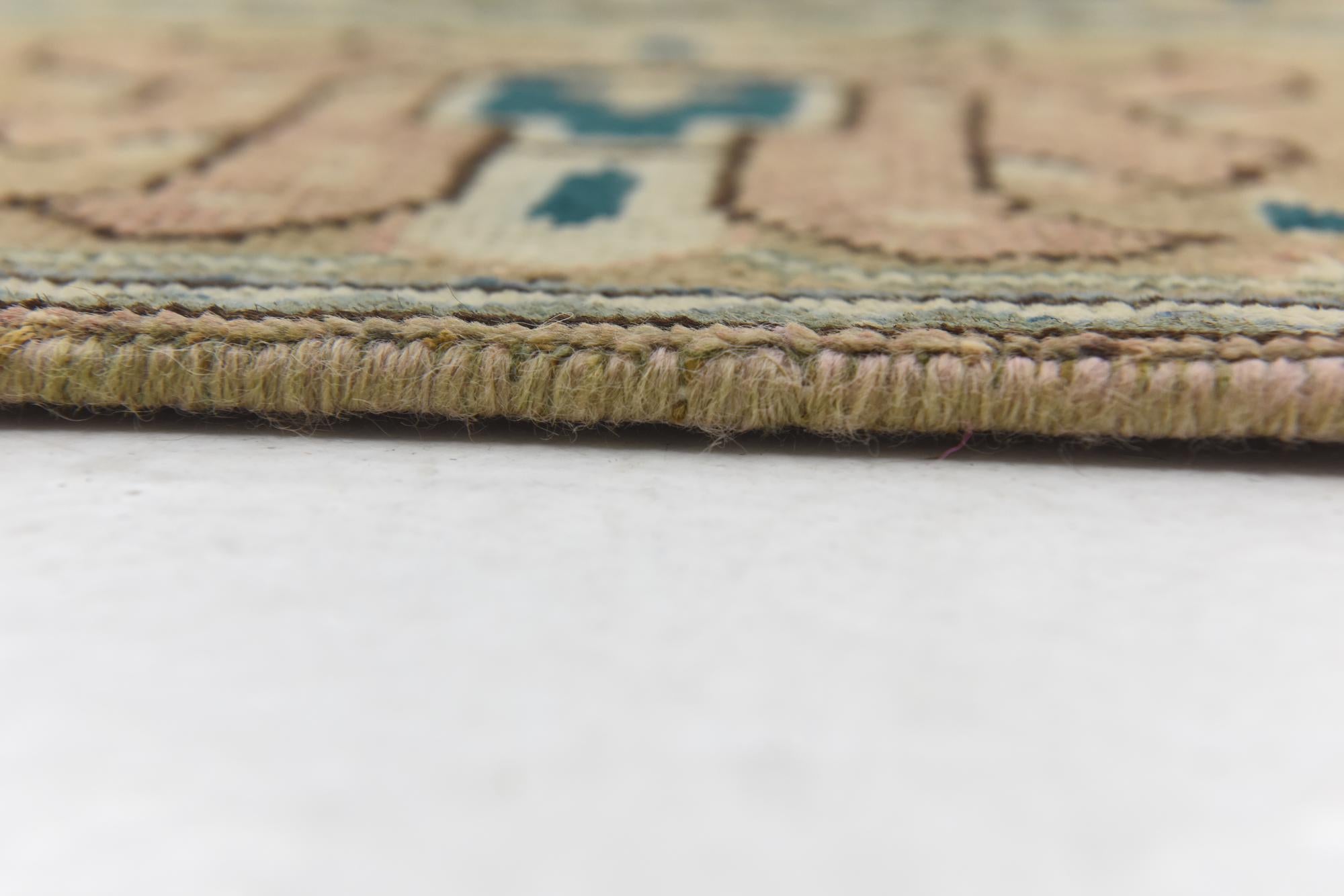 9' x 12' 5 Hand Knotted Ultra Vintage Persian Wool Rug
