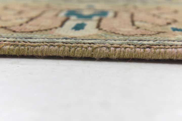 9' x 12' 5 Hand Knotted Ultra Vintage Persian Wool Rug