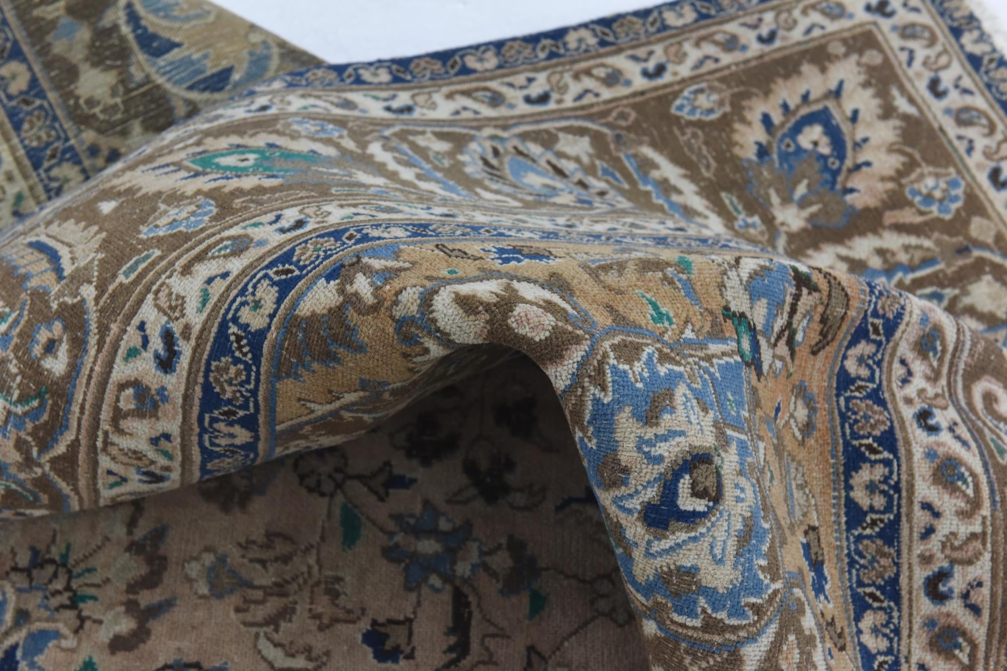 9' 6 x 12' 4 Hand Knotted Ultra Vintage Persian Wool Rug