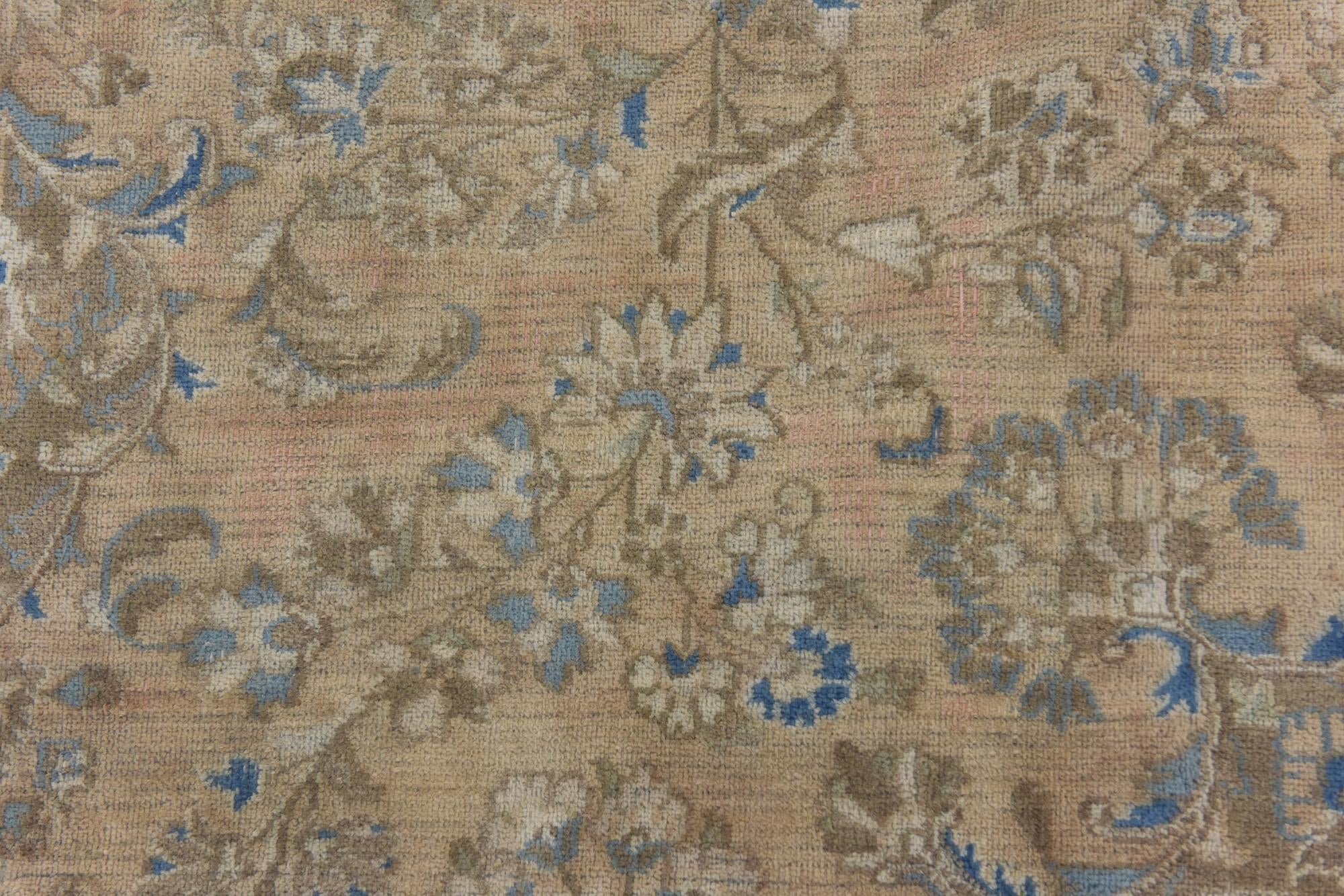 8' 10 x 11' 5 Hand Knotted Ultra Vintage Persian Wool Rug