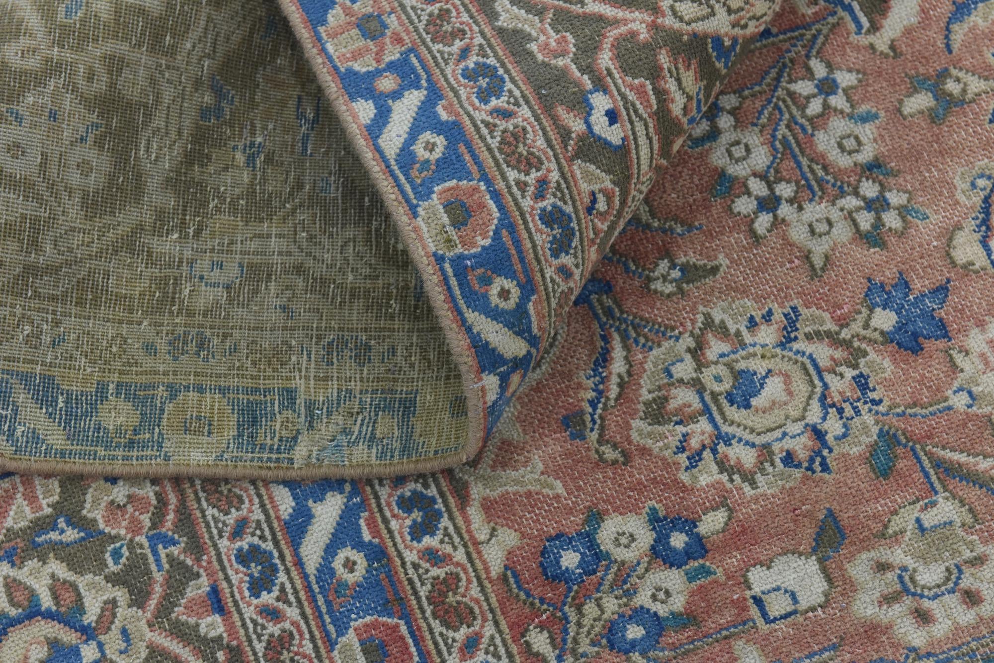 9' 9 x 13' 2 Hand Knotted Ultra Vintage Persian Wool Rug