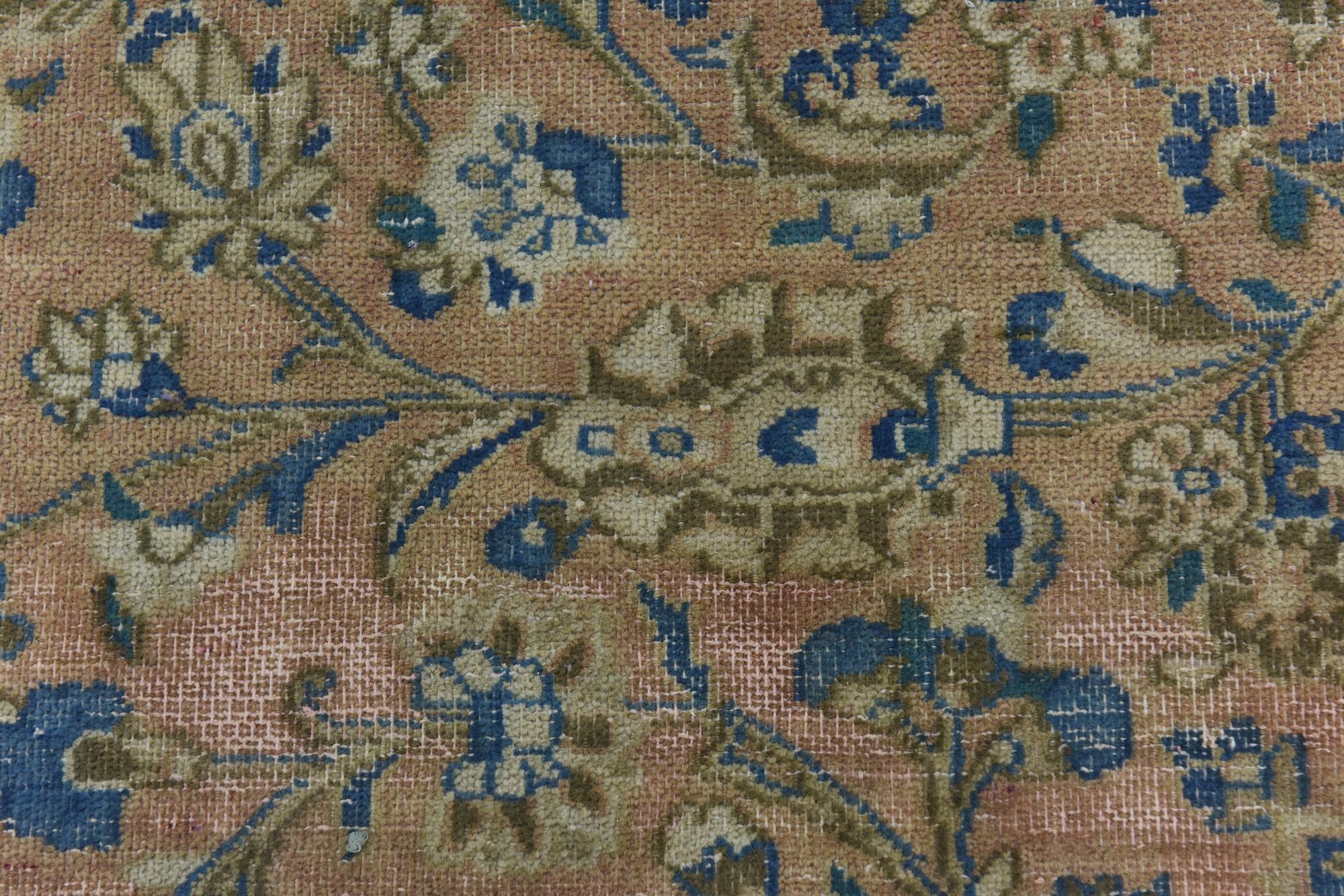 9' 9 x 13' 2 Hand Knotted Ultra Vintage Persian Wool Rug