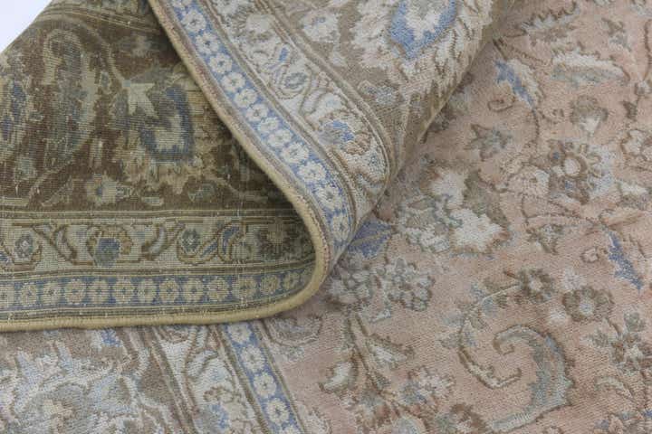 9' 8 x 12' 7 Hand Knotted Ultra Vintage Persian Wool Rug
