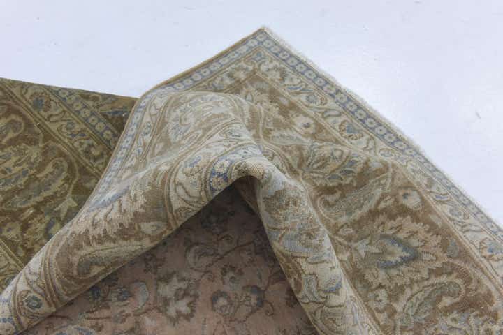 9' 8 x 12' 7 Hand Knotted Ultra Vintage Persian Wool Rug