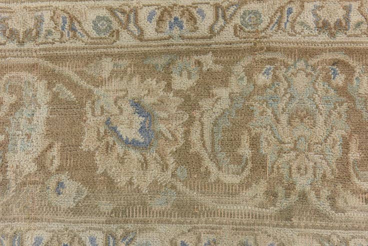 Detail image of 9' 8 x 12' 7 Hand Knotted Ultra Vintage Persian Wool Rug