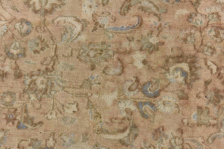 Detail image of 9' 8 x 12' 7 Hand Knotted Ultra Vintage Persian Wool Rug