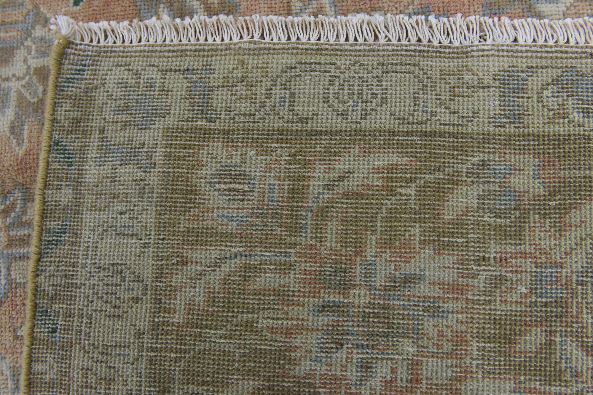 8' x 10' 11 Hand Knotted Ultra Vintage Persian Wool Rug