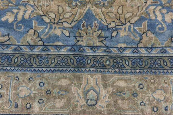 7' 1 x 10' 1 Hand Knotted Ultra Vintage Persian Wool Rug
