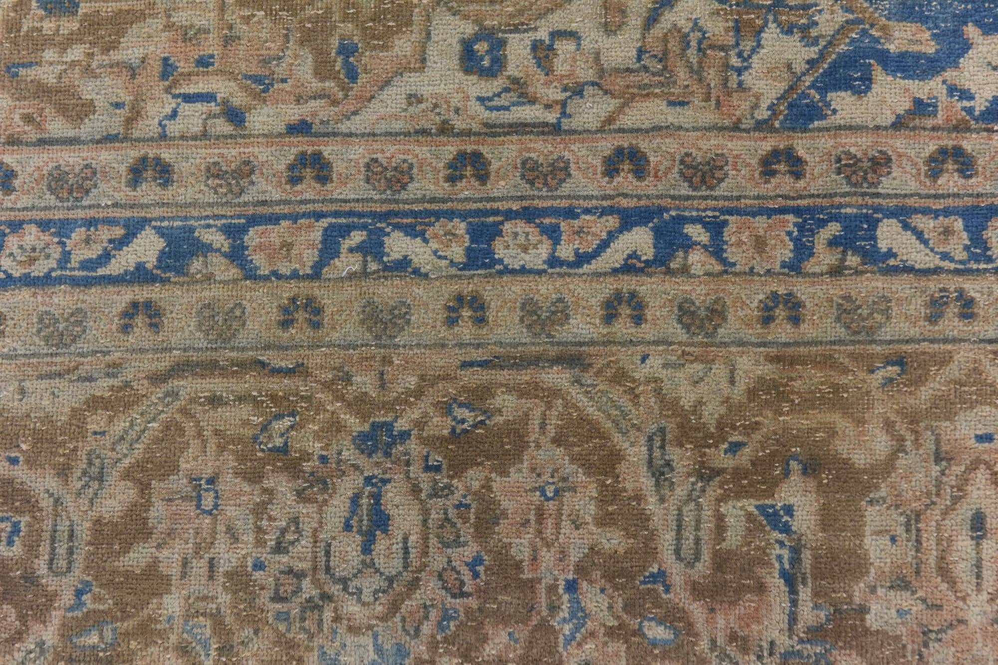 7' x 11' 2 Hand Knotted Ultra Vintage Persian Wool Rug