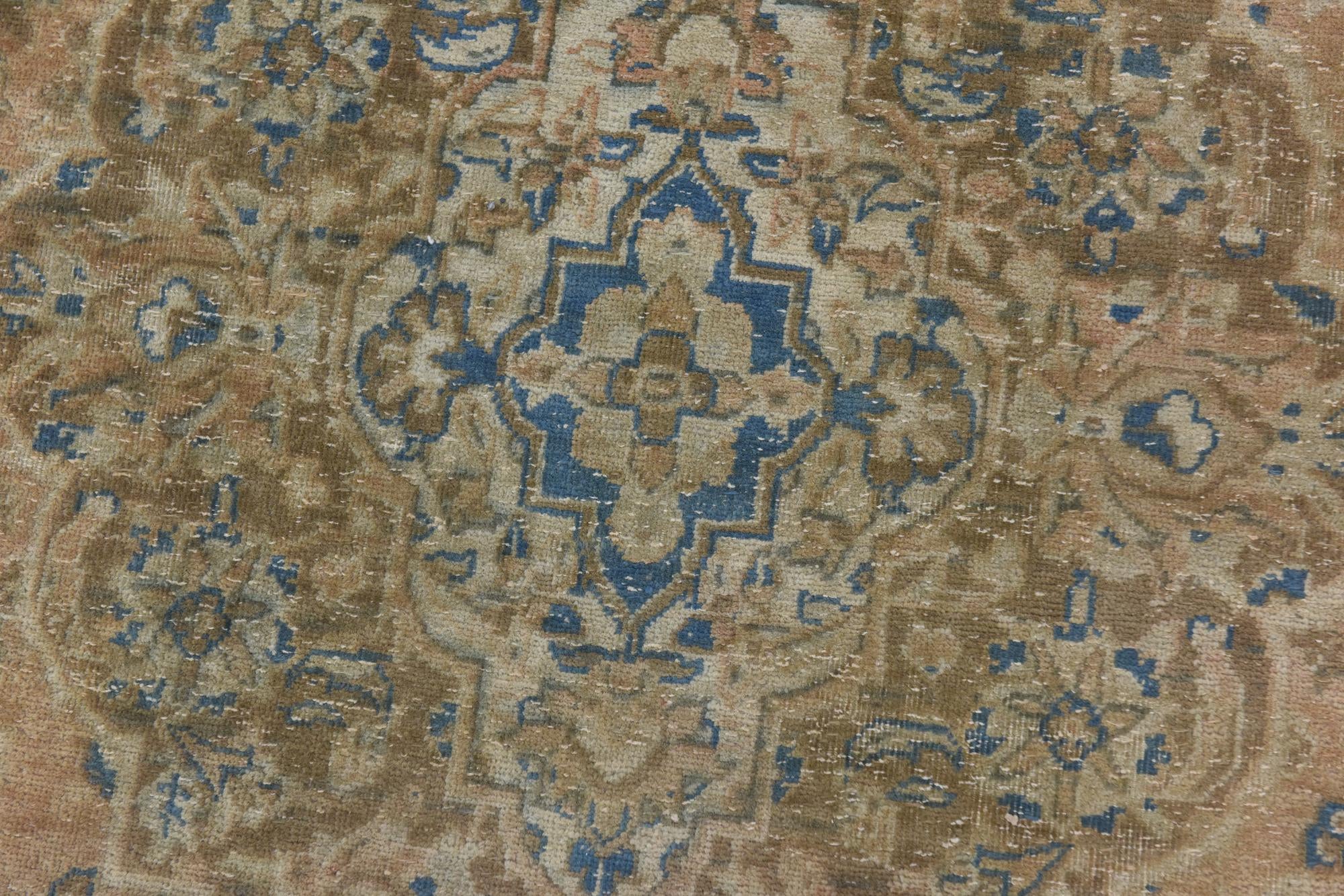 7' x 11' 2 Hand Knotted Ultra Vintage Persian Wool Rug